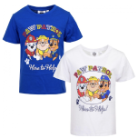 Paw Patrol T-shirt, white/blue, to age 3y, 4y, 5y and 6y