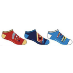 Cars socks, 3 pairs in set, sizes 23/26, 27/30 and 31/34