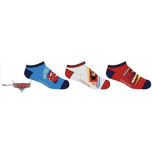 Cars socks, 3 pairs in set, sizes 23/26, 27/30 and 31/34