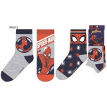 Spiderman sokid, 3 paari pakendis, suurused 23/26, 27/30 ja 31/34