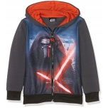 Star Wars long sleeve shirt with hood, sizes 104, 116, 128, 138